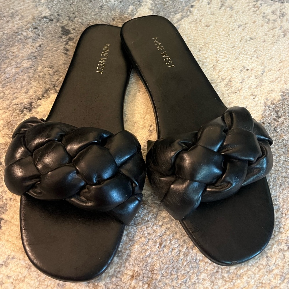 Nine West Black Sandals
